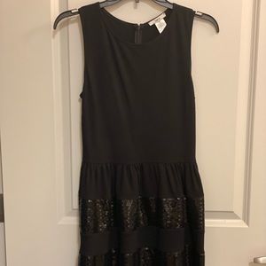 Little black dress with a little added sparkle